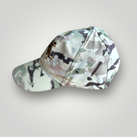 Massachusetts Army National Guard Camo Baseball Cap Hat - Picture 5 of 16